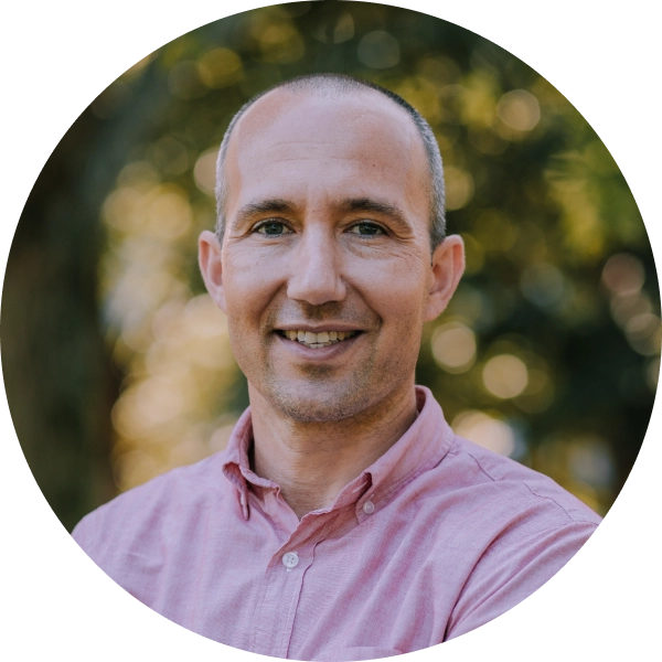 Own Up Co-founder Patrick Boyaggi smiles at the camera
